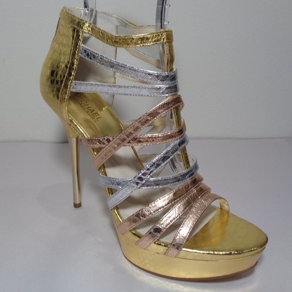 Michael Kors Size 9.5 MADDIE PLATFORM New Sandals - Picture 10 of 15